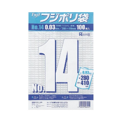 フジポリ袋03No.14100枚入×30