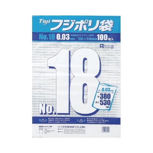 フジポリ袋03No.18紐付100枚入×20