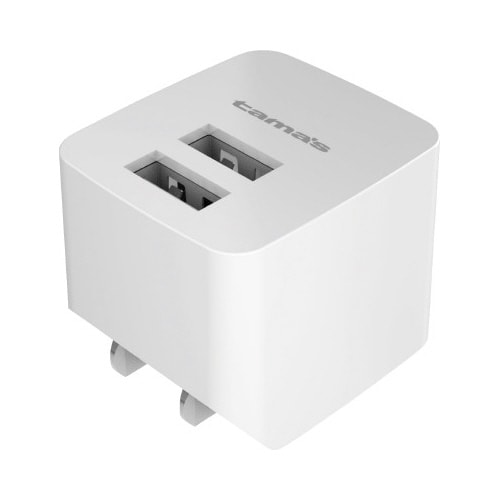 コンセントチャージャー 2.4A 2ポート 抗菌