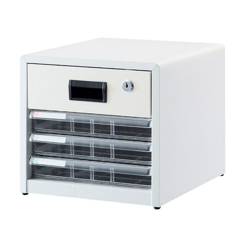 アバンテV2レターケース浅3鍵付 174547 白