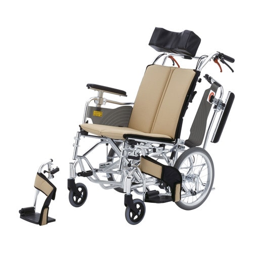 車いすニュースゥイング(介助式)介助ブレーキ付き