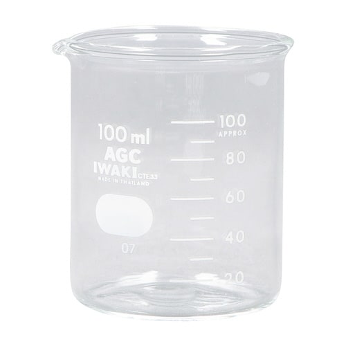 ビーカー ガラス製 100ml 55×70mm