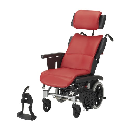 車いすラクレスト PR−2000(ワインレッド)