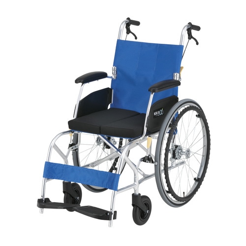 超軽量車いす(アルミ製)NA−L8A−C薄青