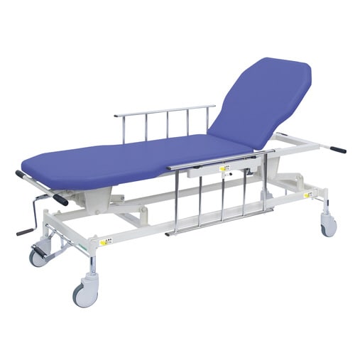 手動GSストレッチャー D型 ライトブルー