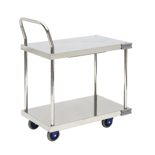 大型静音ステンレス2段台車 SUS−304GS
