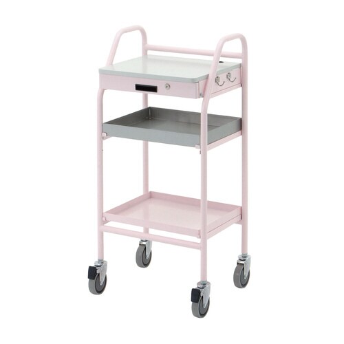 電子カルテワゴン RKW−201P(ピンク)