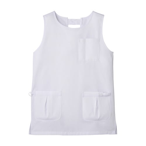 ショート丈多機能予防衣 M ホワイト