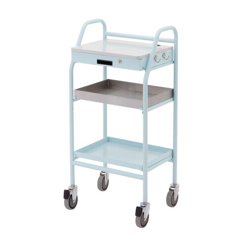 電子カルテワゴン RKW−201BL(ブルー)