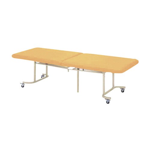 二つ折診察台 QM−1860H マスタードイエロー