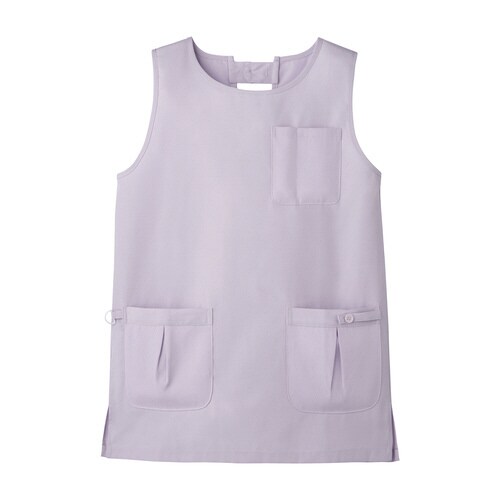 ショート丈多機能予防衣 L ラベンダ