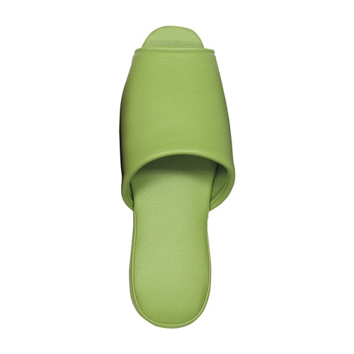 スリッパ 無地・前開き ST−601 グリーン