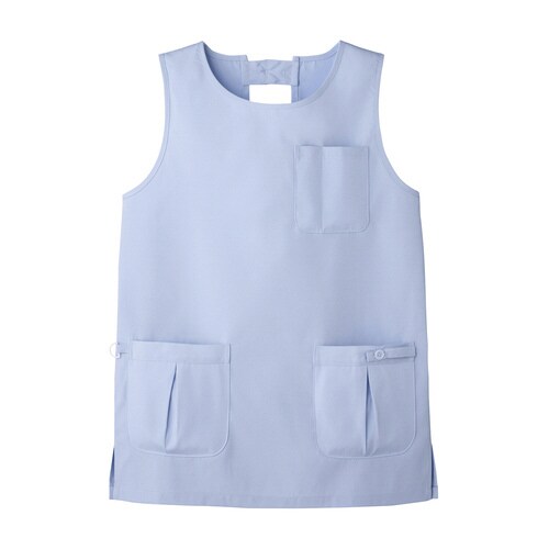 ショート丈多機能予防衣 L サックス