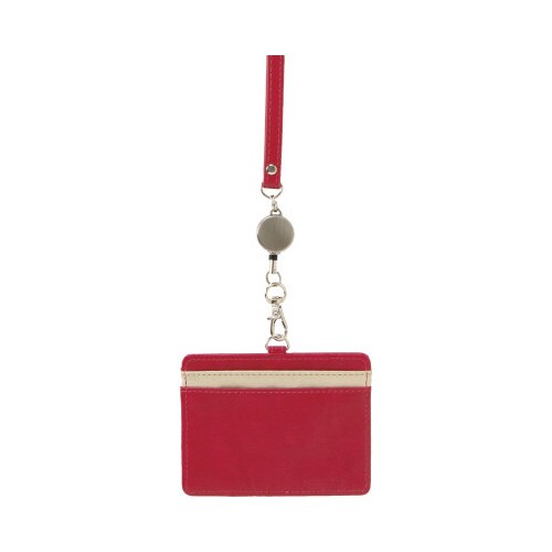 ベルポスト リール付きIDカードホルダー ローズ