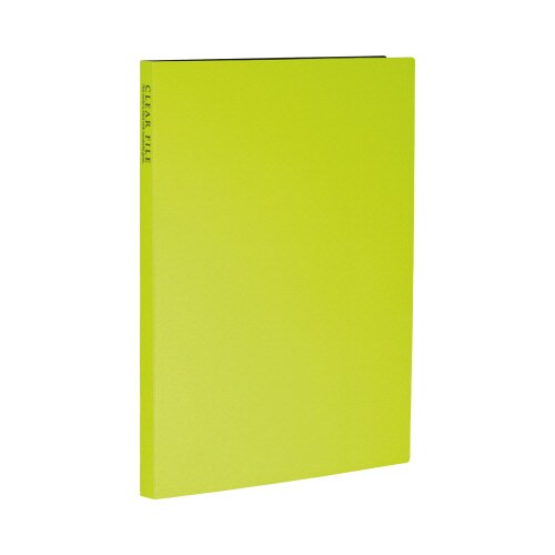 クリヤーファイル<高透明> A4 20PLグリーン