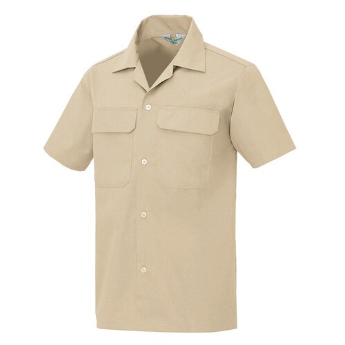 半袖シャツ ライトベージュ M