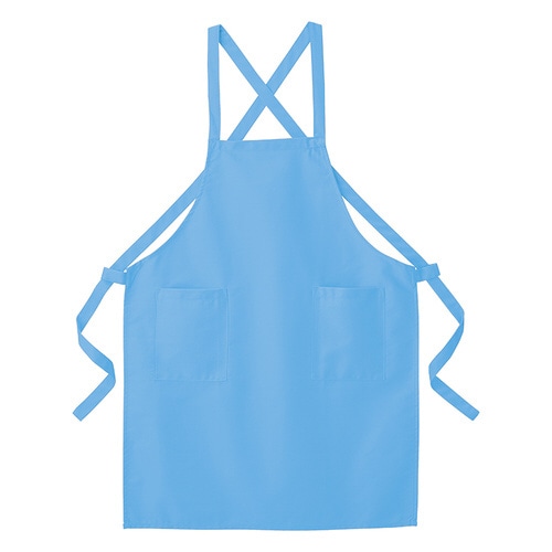 エプロン(E01TC) サックスブルー F