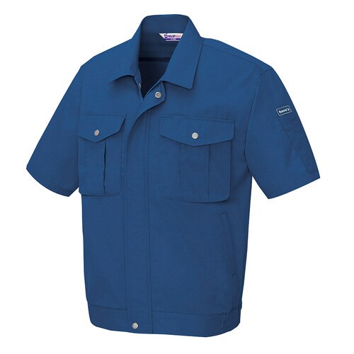 半袖ブルゾン ブルー SS