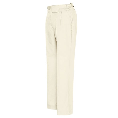 レディースシャーリングパンツ アイボリー S