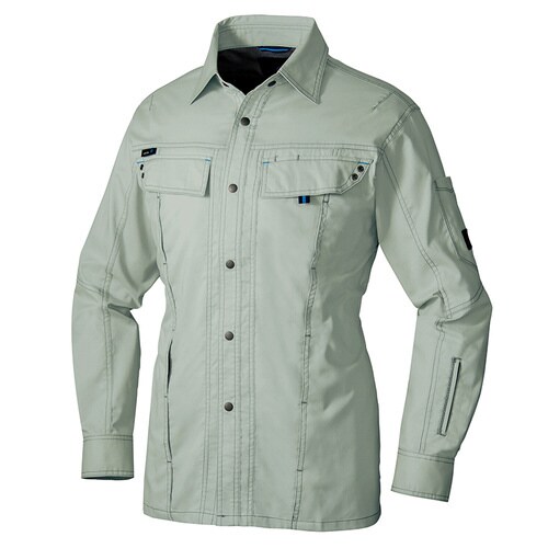 長袖シャツ アースグリーン 5L