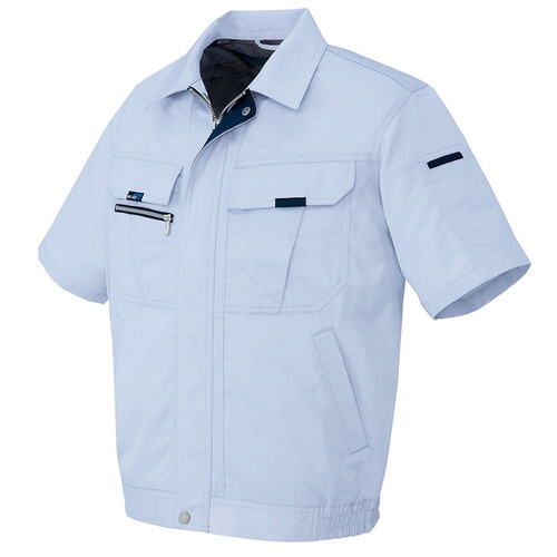 半袖ブルゾン サックス LL