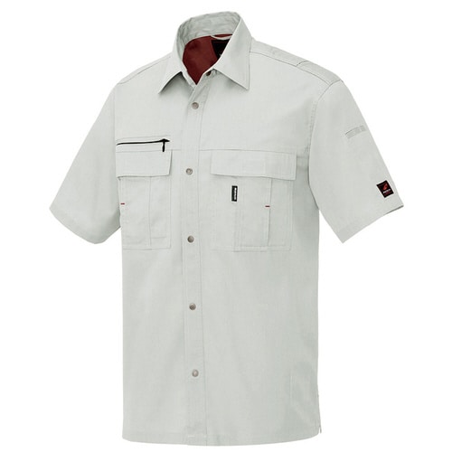 半袖シャツ シルバーグレー LL