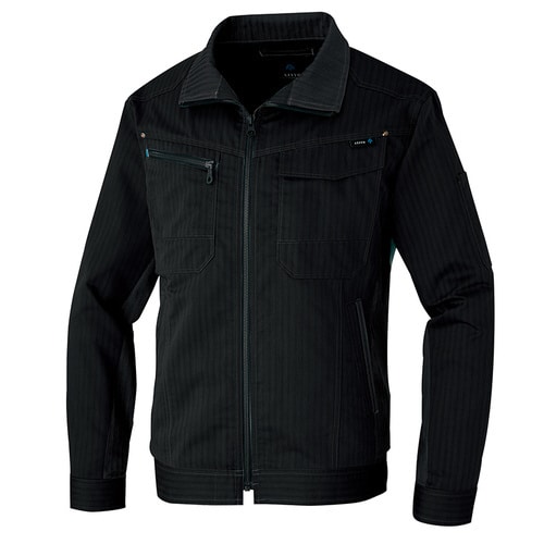 長袖サマーブルゾン カーキブラック 3L