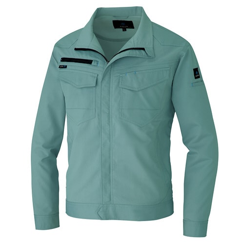 長袖サマーブルゾン ターコイズ M