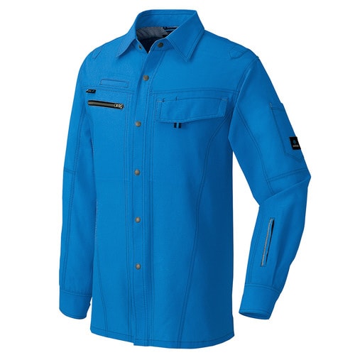 長袖シャツ ロイヤルブルー 3L