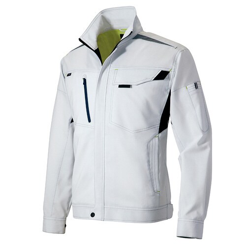 長袖サマーブルゾン シルバーグレー 4L