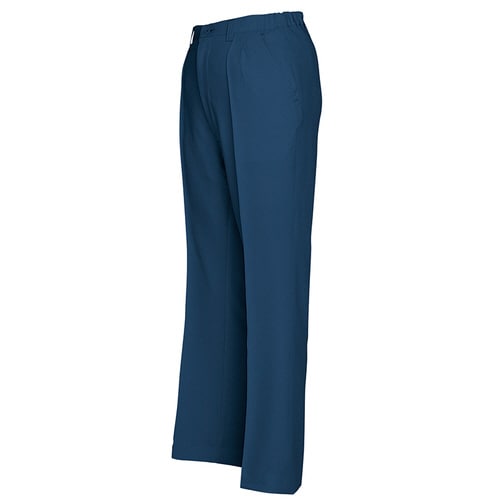 レディースシャーリングパンツ Fネイビー 5L