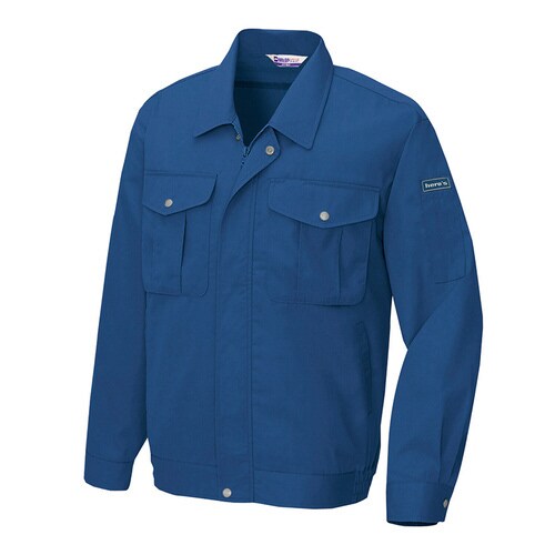 長袖サマーブルゾン ブルー 3L