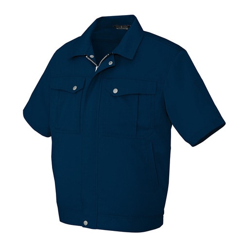 半袖ブルゾン ネイビー M