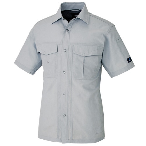半袖シャツ シルバーグレー M