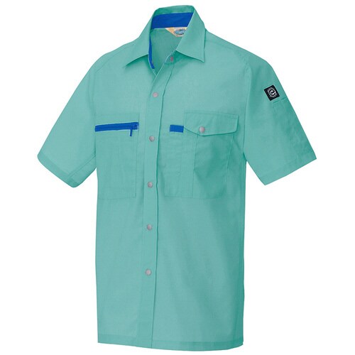 半袖シャツ エメラルドグリーン S