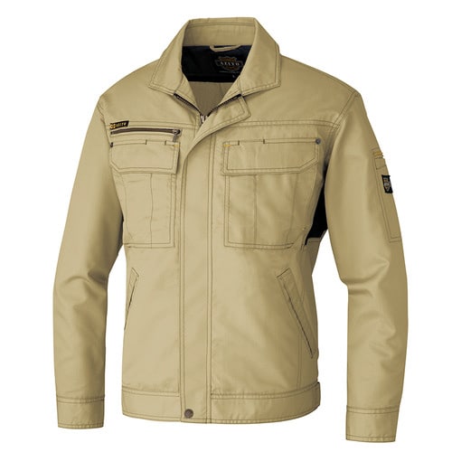 長袖ブルゾン(薄地) カーキ L