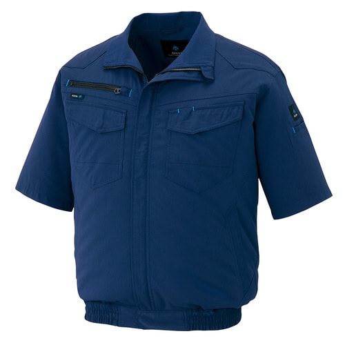 空調服 半袖ブルゾン ネイビー 3L
