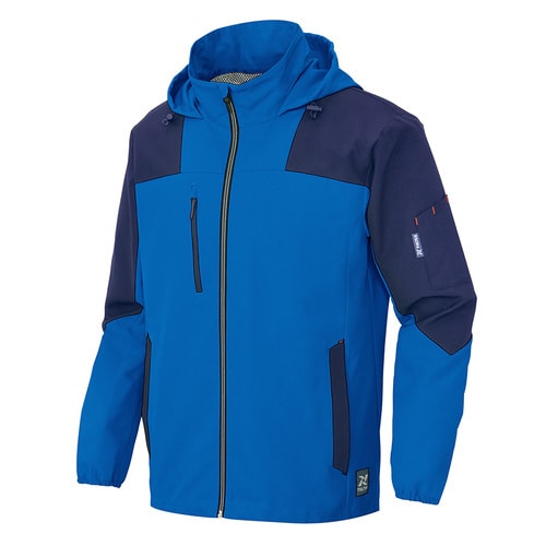 フードインジャケット ブルー M