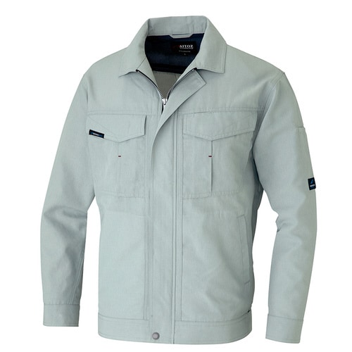 長袖サマーブルゾン シルバーグレー M