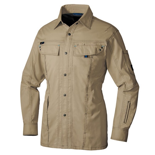 長袖シャツ カーキ LL