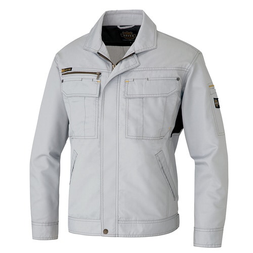 長袖ブルゾン(薄地) シルバーグレー 3L