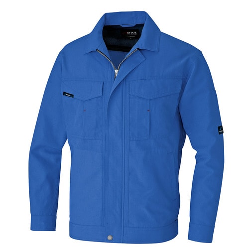 長袖サマーブルゾン ブルー 4L