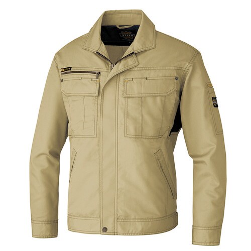 長袖ブルゾン(薄地) カーキ 3L