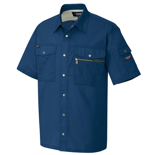 半袖シャツ ネイビー LL