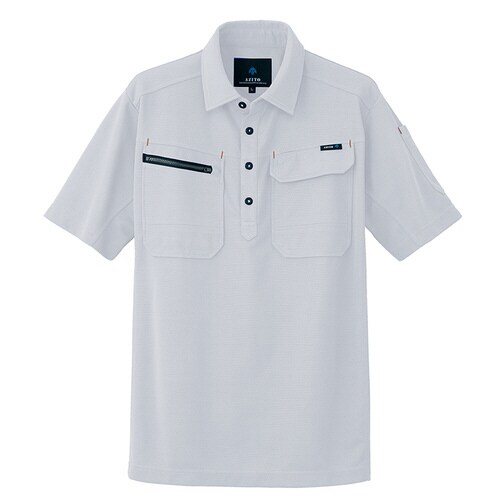 半袖ポロシャツ シルバーグレー 5L