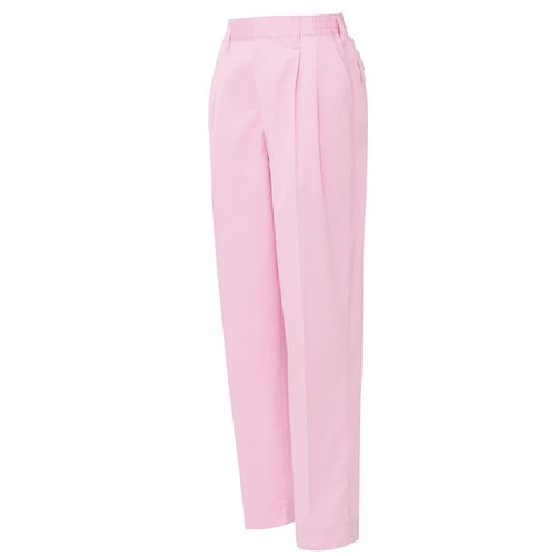 レディースシャーリングパンツ ピンク S