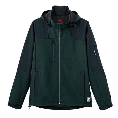 裏フリース防風ジャケット カーキ M