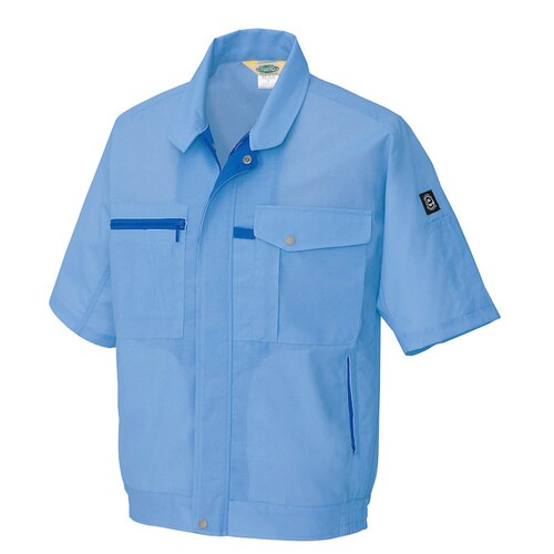 半袖ブルゾン サックス 3L