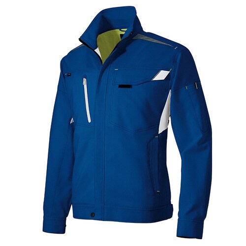 長袖サマーブルゾン ロイヤルブルー 4L