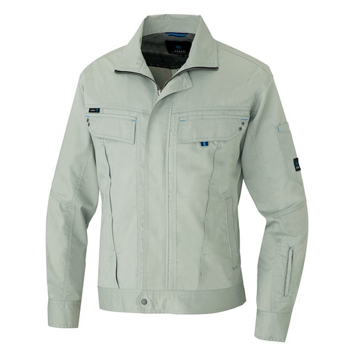 長袖サマーブルゾン アースグリーン 3L